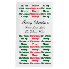 XMAS GIFT BAG スモールペーパーバッグ