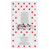 XMAS GIFT BAG スモールペーパーバッグ (裏面)