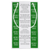 XMAS GIFT BAG スモールペーパーバッグ (裏面)