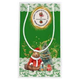 XMAS GIFT BAG スモールペーパーバッグ