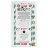 XMAS GIFT BAG スモールペーパーバッグ (裏面)