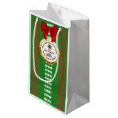 XMAS GIFT BAG スモールペーパーバッグ (正面アングル)