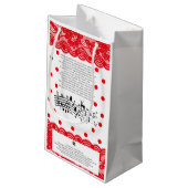 XMAS GIFT BAG スモールペーパーバッグ (裏面アングル)