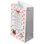 XMAS GIFT BAG スモールペーパーバッグ (裏面アングル)