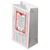 XMAS GIFT BAG スモールペーパーバッグ (裏面アングル)