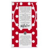 XMAS GIFT BAG スモールペーパーバッグ (裏面)