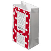 XMAS GIFT BAG スモールペーパーバッグ (裏面アングル)