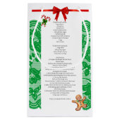 XMAS GIFT BAG スモールペーパーバッグ (裏面)