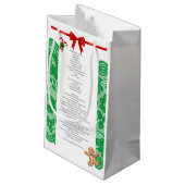 XMAS GIFT BAG スモールペーパーバッグ (裏面アングル)