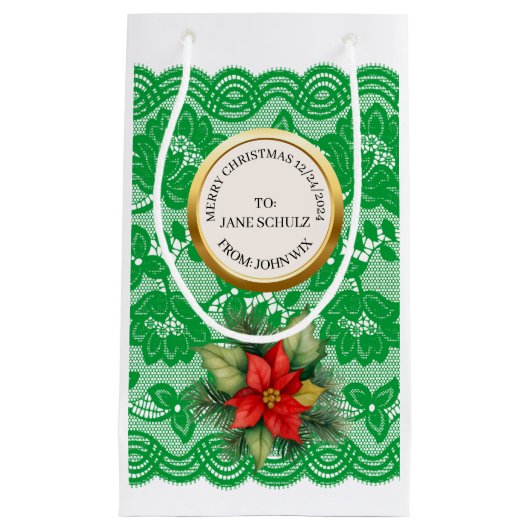 XMAS GIFT BAG スモールペーパーバッグ (正面)