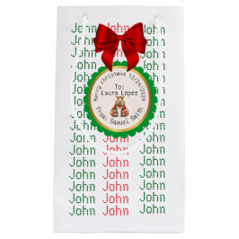 XMAS GIFT BAG スモールペーパーバッグ