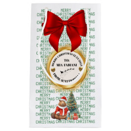 XMAS GIFT BAG スモールペーパーバッグ