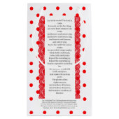 XMAS GIFT BAG スモールペーパーバッグ (裏面)