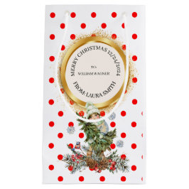 XMAS GIFT BAG スモールペーパーバッグ