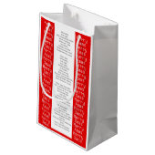 XMAS GIFT BAG スモールペーパーバッグ (裏面アングル)