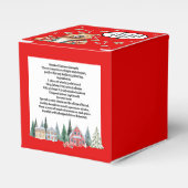 XMAS GIFT BAG フェイバーボックス (正面サイド)