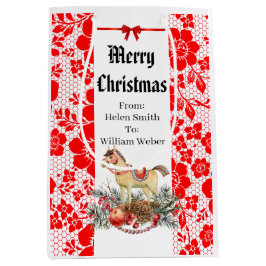 XMAS GIFT BAG ミディアムペーパーバッグ