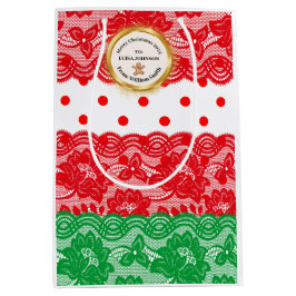 XMAS GIFT BAG ミディアムペーパーバッグ