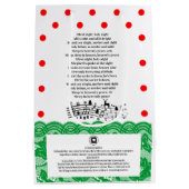 XMAS GIFT BAG ミディアムペーパーバッグ (裏面)