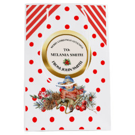 XMAS GIFT BAG ミディアムペーパーバッグ