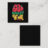 Xmas Gift Be Merry Yall ノートカード (正面/裏面)