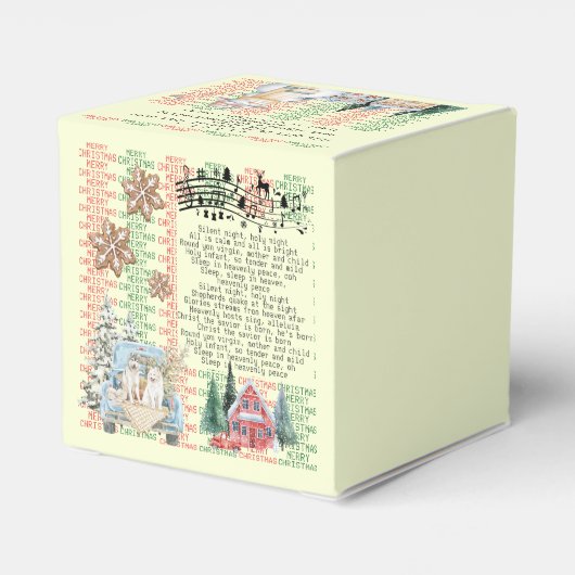 XMAS GIFT BOX フェイバーボックス (裏面サイド)