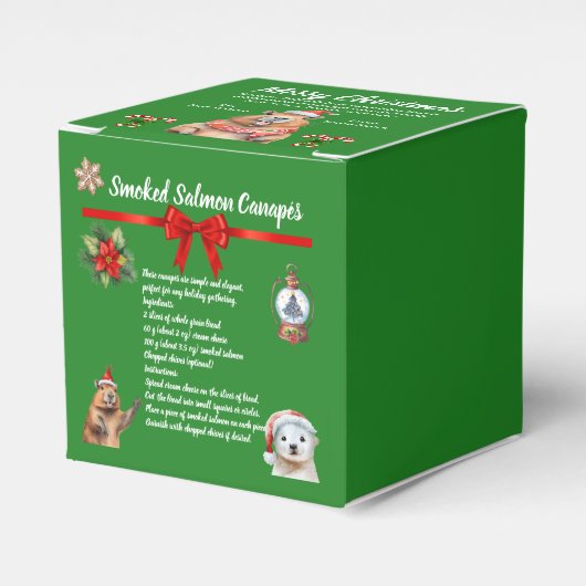 XMAS GIFT BOXES フェイバーボックス (正面サイド)