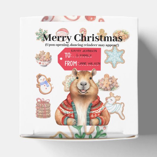 XMAS GIFT BOXES フェイバーボックス (上部)