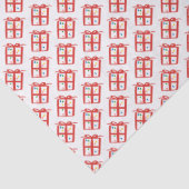 Xmas Gift Doodle CHRISTMAS Holiday Red White  薄葉紙 (詳細)