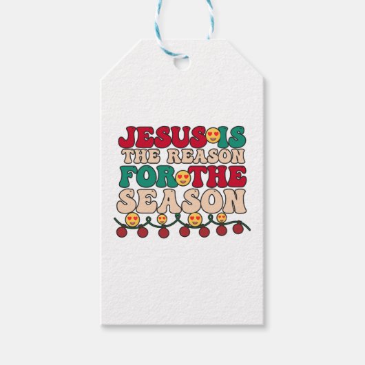 Xmas Gift Jesus Is The Reason For The Season ギフトタグ (正面)