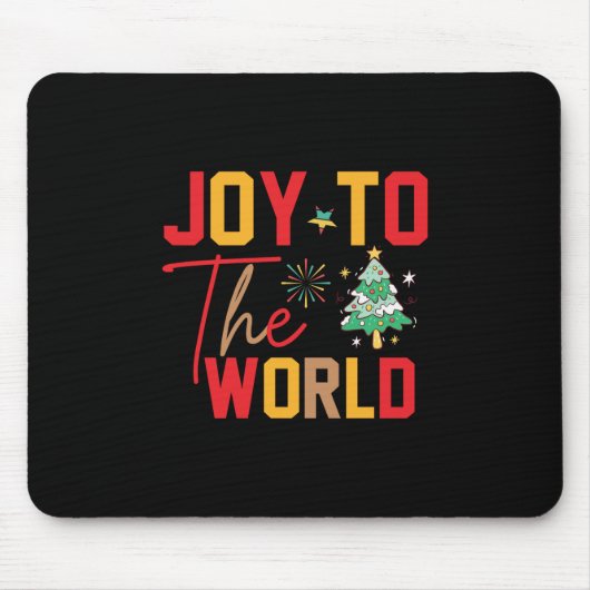 Xmas Gift Joy To The World マウスパッド (正面)