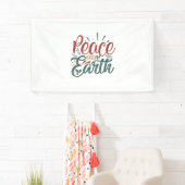 Xmas Gift | Peace On Earth 横断幕 (インサイチュ)