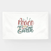 Xmas Gift | Peace On Earth 横断幕 (横)