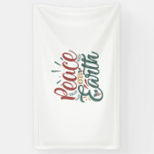 Xmas Gift | Peace On Earth 横断幕 (縦)