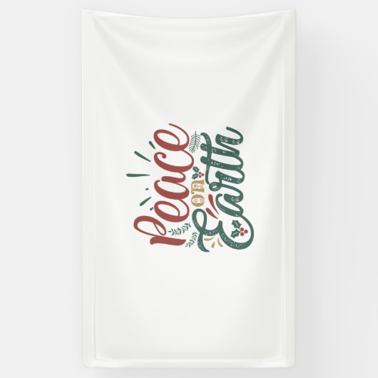 Xmas Gift | Peace On Earth 横断幕 (縦)