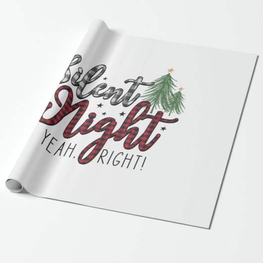 Xmas Gift Silent Night Yeah ラッピングペーパー (アンロールド)