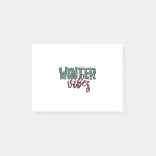 Xmas Gift Winter Vibes ポストイット (正面)