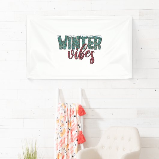 Xmas Gift Winter Vibes 横断幕 (インサイチュ)