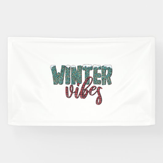 Xmas Gift Winter Vibes 横断幕 (横)