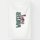 Xmas Gift Winter Vibes 横断幕 (縦)