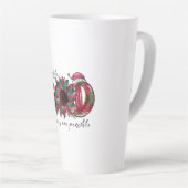 Xmas Gift With God All Things Are Possible カフェラテマグ (右アングル)