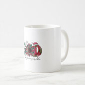 Xmas Gift With God All Things Are Possible コーヒーマグカップ (正面右)