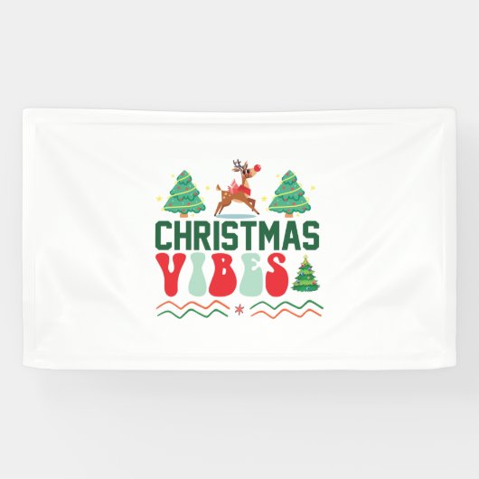 Xmas Gift Xmas Vibes 横断幕 (横)