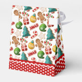 Xmas Gingerbread Cookies Art フェイバーボックス (裏面サイド)