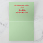 Xmas Greeting Card   : Christmas Feeling カード (内部)
