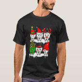 Xmas Group Santa Reindeer Elf Teeth Dentist Job De Tシャツ (正面)