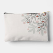 Xmas holiday mistletoe name text Print Cut Sew Bag アクセサリーポーチ (裏面)