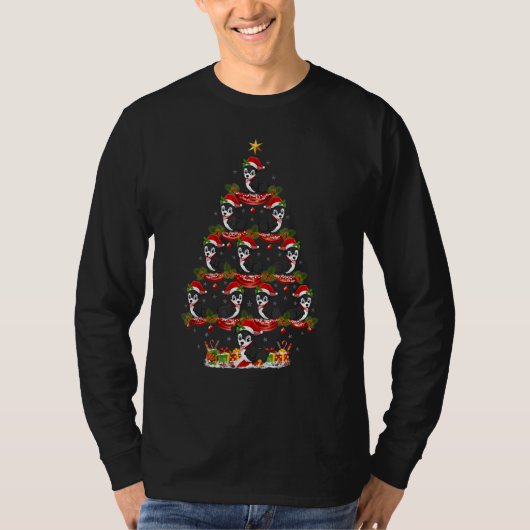 Xmas Holiday Santa Boston Terrier Dog Christmas Tシャツ (正面)