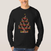 Xmas Holiday Santa Elephant Seal Christmas Tree Tシャツ (正面)