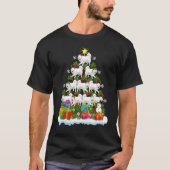Xmas Holiday   Santa Samoyed Dog Christmas Tree Tシャツ (正面)